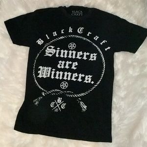 Black Craft Cult Sinners are Winners shirt